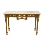 A French design gilt console table