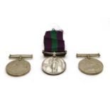 A Second World War group of three medals,
