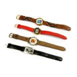 A quartz stainless steel Timex Disney 'Mickey's World' wristwatch,