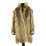 A Coyote fur coat,