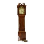 An early 19th century mahogany longcase clock,