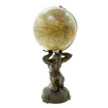 A 'Geographia' 8 inch terrestrial globe,