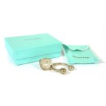 A silver Tiffany & Co. 'Return to Tiffany' key ring,