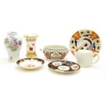 A group of 18th century and later English porcelain items,