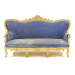 An Empire style serpentine sofa,