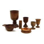 A small collection of treen,