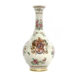 A Samson type porcelain bottle vase,