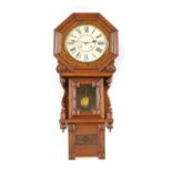 A 19th century USA Wells Fargo Wall clock