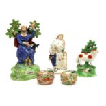 A collection of Staffordshire ceramics,