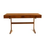 A mid century Scandinavian teak desk,