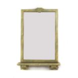 A John Minshaw faux marble wall mirror