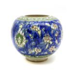 An Iznik pottery vase, of globular form,