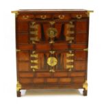 A Korean wood cabinet,