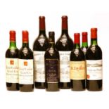Assorted Saint-Émilion: Ch Pavie, 1971, one bottle; plus others, 7 bottles and 2 magnums in total