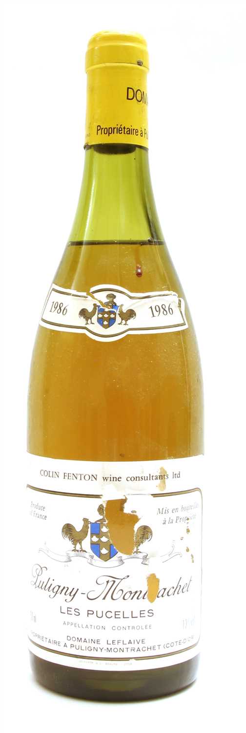 Domaine Leflaive, Puligny-Montrachet, Les Pucelles, 1986, one bottle