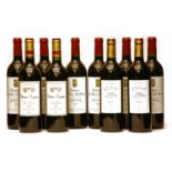 Médoc: Ch Gallais Bellevue, 1997; Ch Lieujean, 2005; Ch Leboscq, 2005, 10 bottles in total