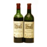 Château Pichon-Longueville, Pauillac, 1961, two bottles