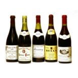 Assorted Red Burgundy: Hospices de Beaune, 1986, one bottle and four other bottles