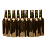 Croft, 1963, twelve bottles (date on corks, labels lacking, some capsules lacking)