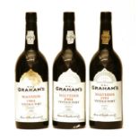 Graham's, Malvedos, 1984, three bottles