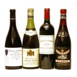 Assorted Red Wine: Louis Violland, 1945, one bottle; Le Petit Cheval, 2004, one bottle and 2 others