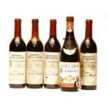 Assorted Italian Wine: Antichi Poderi dei Marchesi di Barolo, 1968, Giacosa Fratelli, 1978 and 1979