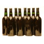 Croft, 1963, eight bottles (date on corks, labels lacking, some capsules lacking)