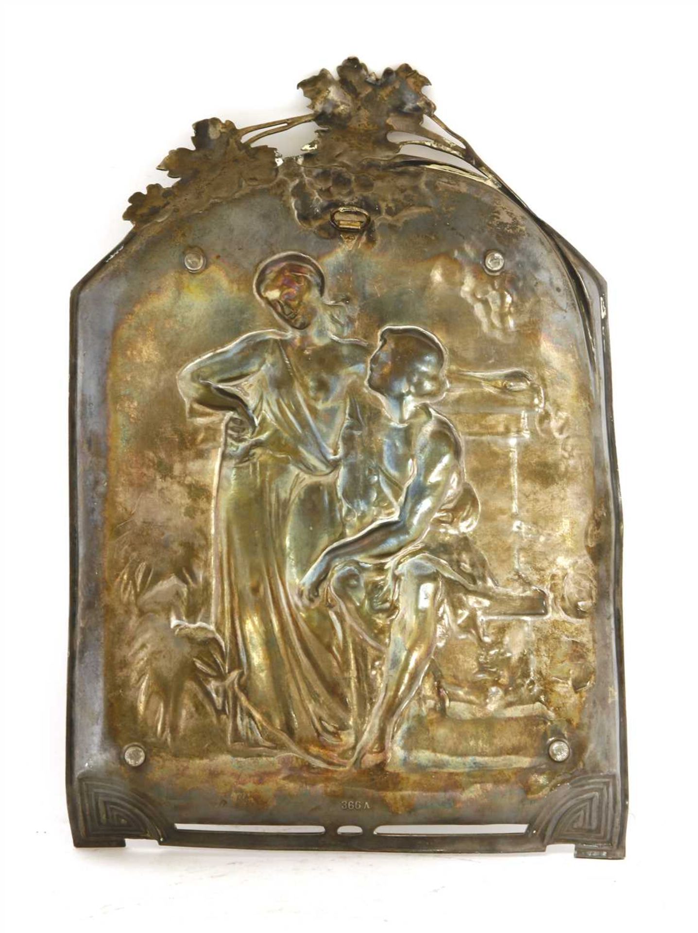 A WMF pewter wall plaque, - Image 2 of 2