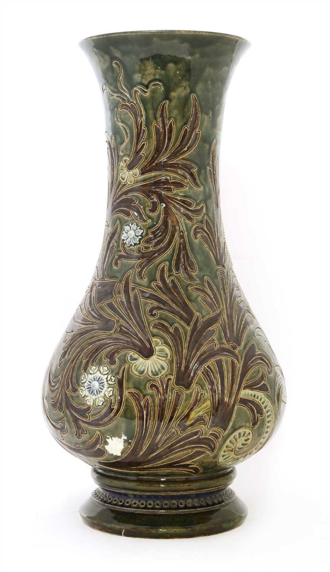 A monumental Doulton Lambeth stoneware vase, - Image 2 of 3