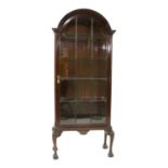 An Edwardian mahogany display cabinet,