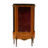 A French style display vitrine,