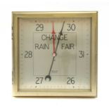 A square wall barometer,