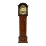 An eight day longcase clock,