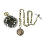 A Jaeger-LeCoultre WWII military pocket watch,