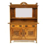 An Arts and Crafts oak dresser,