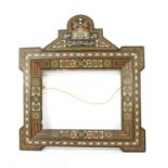 A Syrian inlaid Frame,