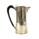 An Irish silver coffee pot,