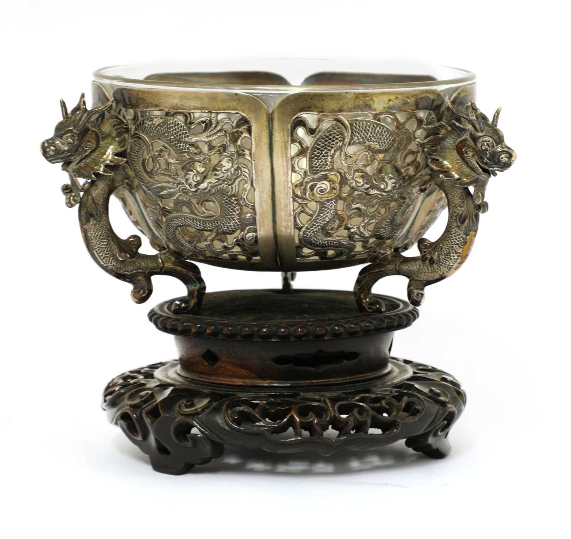 A Chinese silver bowl,