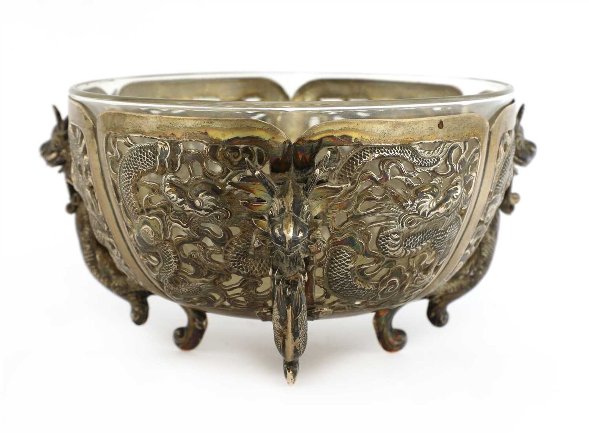 A Chinese silver bowl, - Image 4 of 5