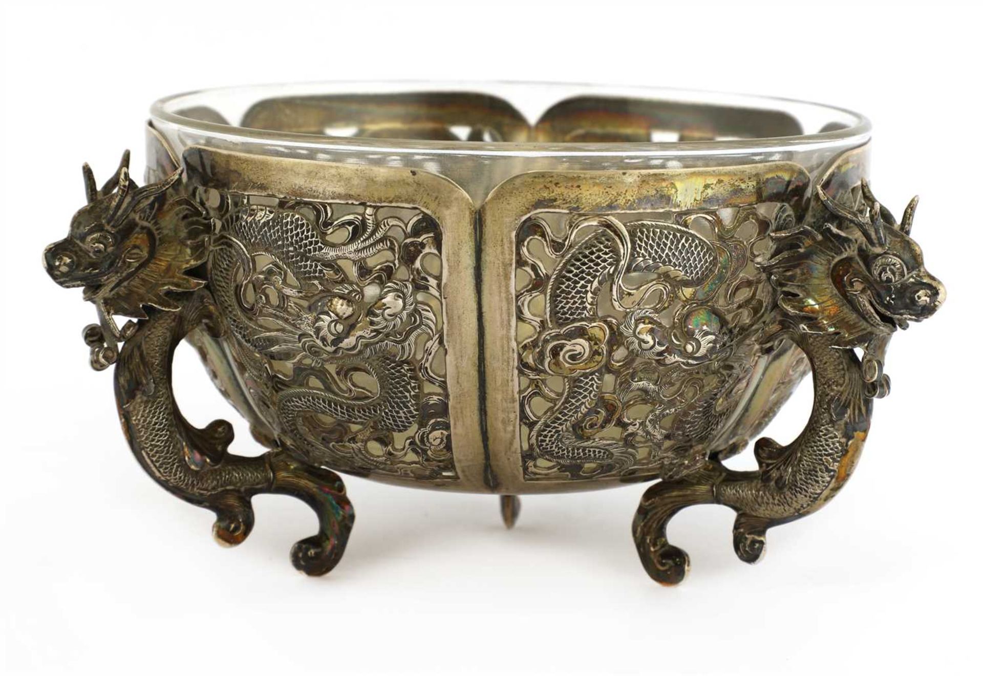 A Chinese silver bowl, - Image 2 of 5