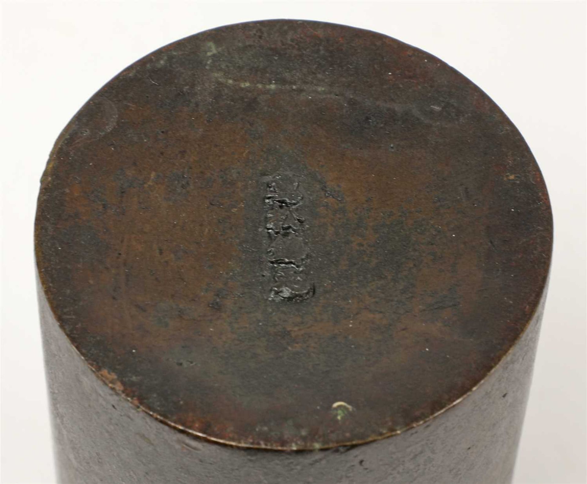 A Japanese bronze vase, - Image 3 of 3