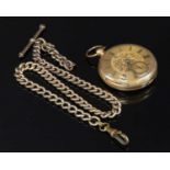 An 18ct gold fusee verge pocket watch,