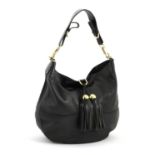 A Mulberry 'Greta' black hobo bag