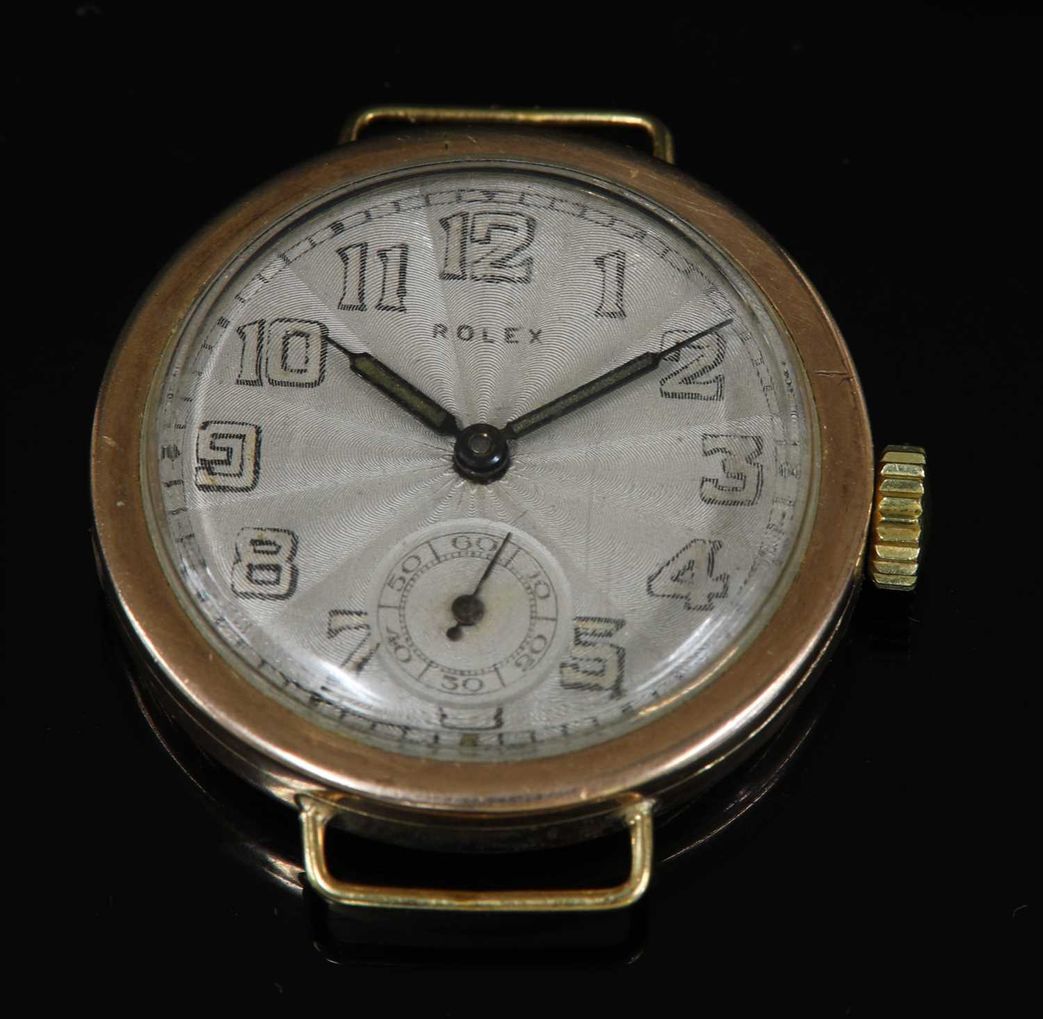 A 9ct gold Rolex mechanical watch,