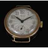 A 9ct gold Rolex mechanical watch,