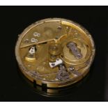 A Patek Phillippe mechanical pocket watch movement,