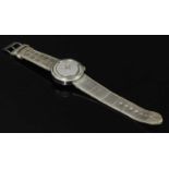 A ladies' stainless steel De Beers mini Talisman Suntime quartz strap watch, c. 2008,