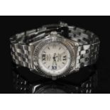 A ladies' stainless steel Breitling Wings Lady chronometer quartz bracelet watch,
