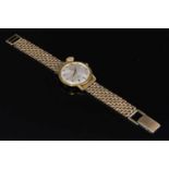 A gentlemen's gold plated Tissot Visodate Seastar Seven automatic strap watch,