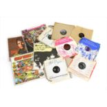 A large quantity of LP records,